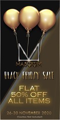 MASOOM Black Friday Sale 2020