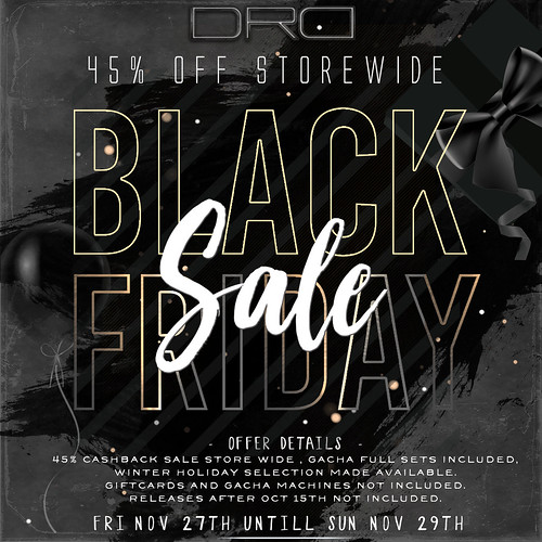 Black Friday Sale - NOV 27th
