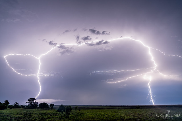 Floodplains Lightning, NT Australia