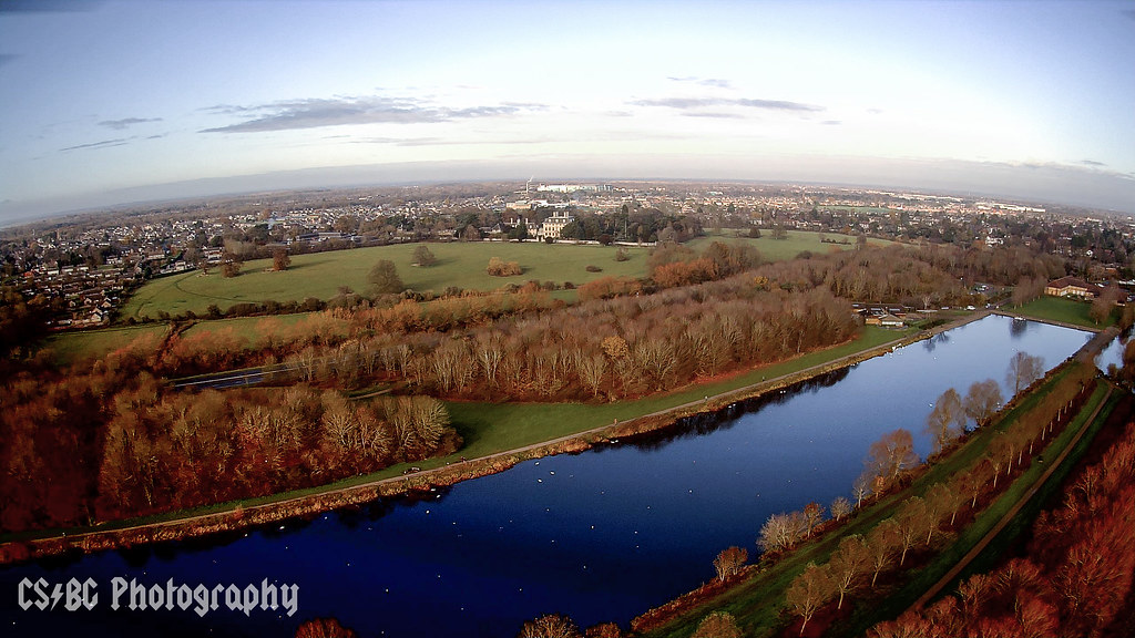 Thorpe Meadows from the air