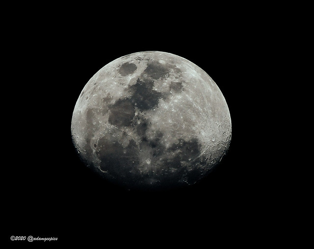 Moon over Lancashire Nov 26 2020
