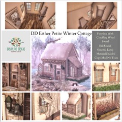 DD Esther Petite Winter Cottage Collage AD