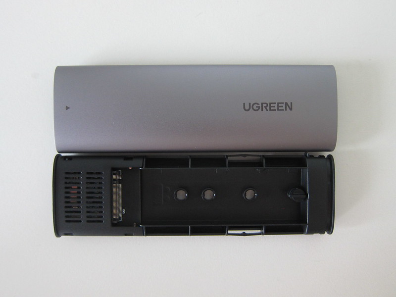 Ugreen NVMe M.2 SSD USB-C Case - Open