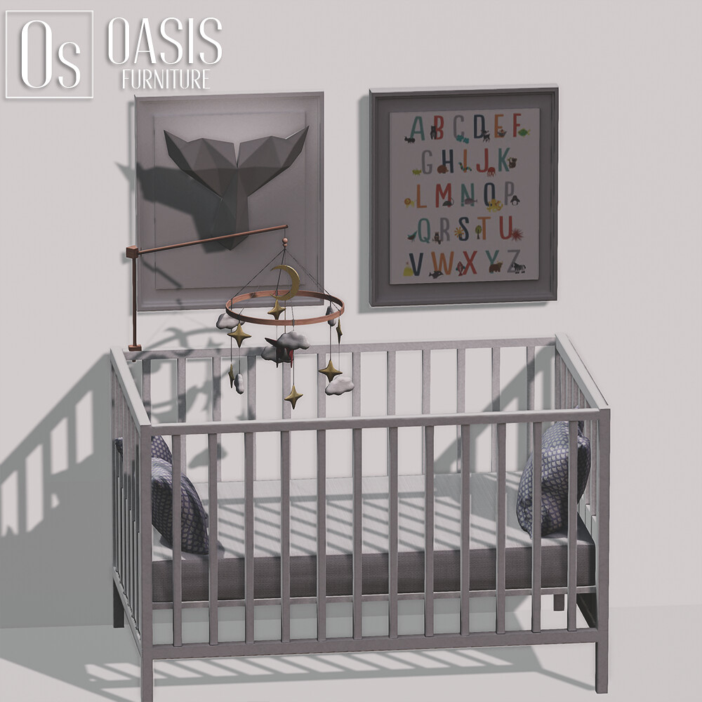 Oasis: Crib & Baby Mobile Set