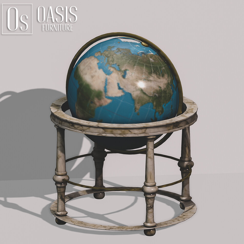 Oasis: Marble Floor Globe