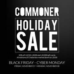 Commoner Holiday Sale