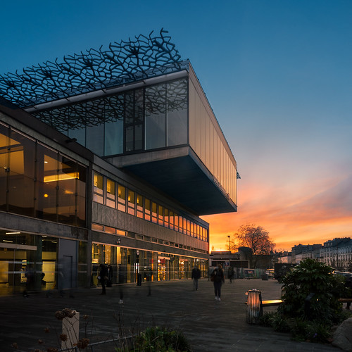 nantes loireatlantique france gare sunset architecture station