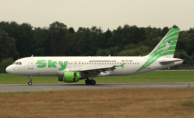 Sky Airlines, TC-SKJ, MSN 138, Airbus A 320-211, 05.08.2012, HAM-EDDH,Hamburg