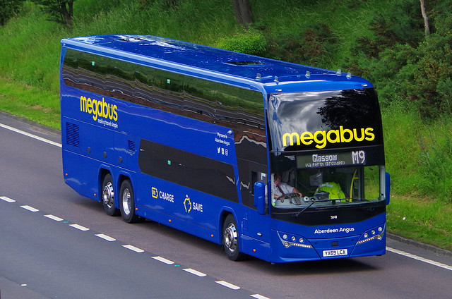 VOLVO B11RE Plaxton Panorama - megabus Stagecoach Cumbernauld