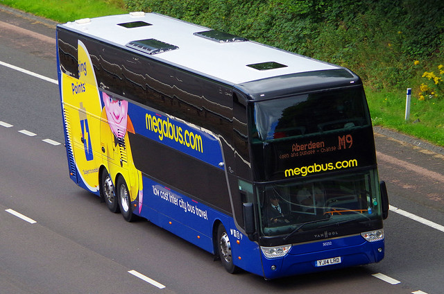 VANHOOL TD927 Astromega megabus.com Stagecoach Cumbernauld