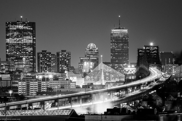 Boston Skyline and Bridges