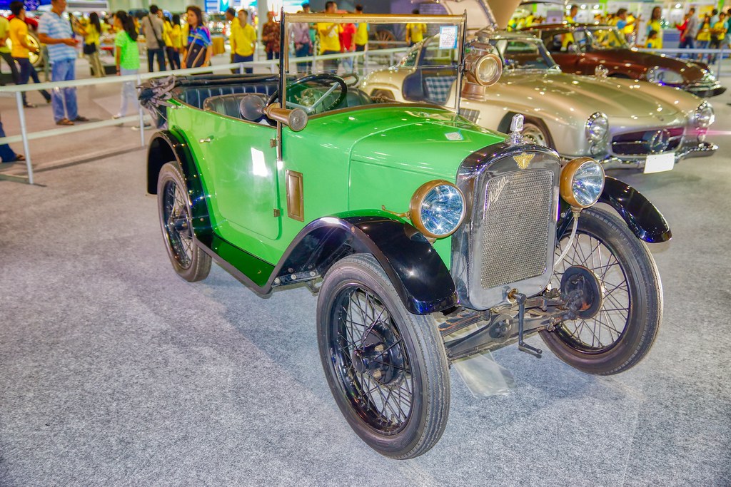 Austin Seven classic vintage car at a Motor Show / Expo at IMPACT Challenger hall in Muang Thong Thani near Bangkok, Thailand