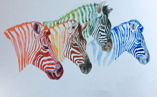 4 zebras... achieved