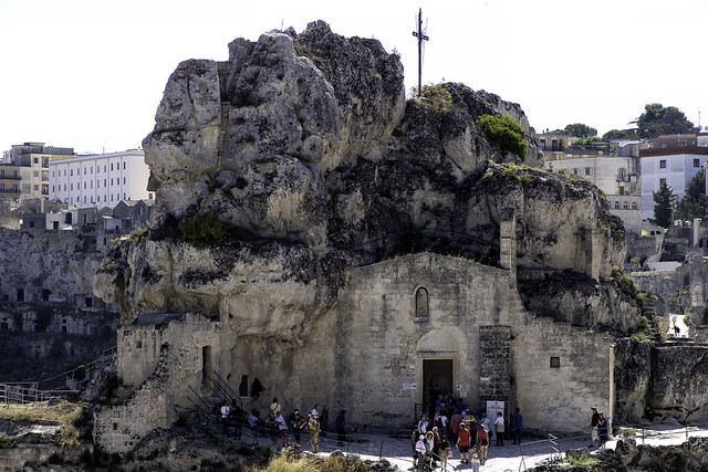 Church Built into Rock in Matera, Basilicata - Puglia 41