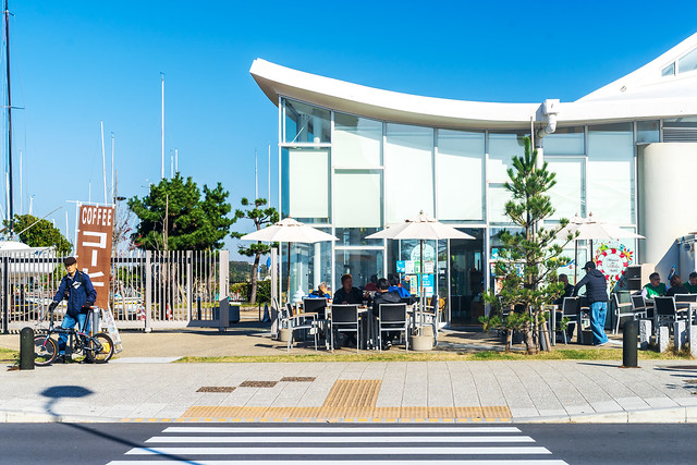 cafe Tobiccho Enoshima Yacht Harbor : cafe とびっちょ江の島ヨットハーバー店