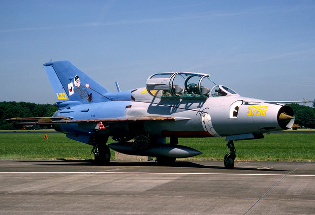 MiG-21UM 3756 spc CzechAF LZO 950701 Volkel 1001 [w/o 980607]