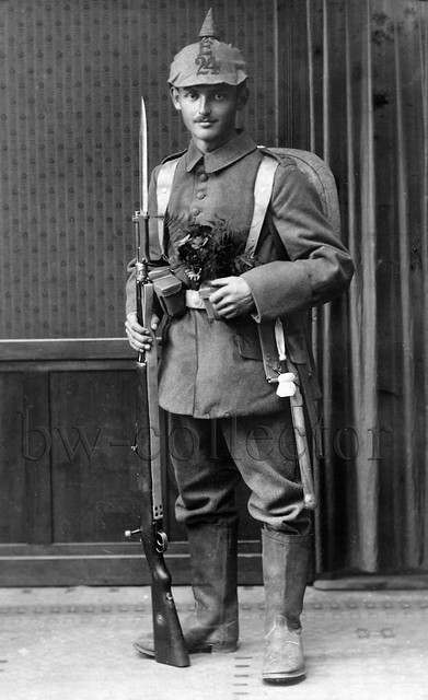 German soldier Martin Grießbach of the Saxon Ersatz infantry regiment No. 24 -  Der Soldat Martin Grießbach vom sächsischen Ersatz-Infanterie-Regiments Nr. 24