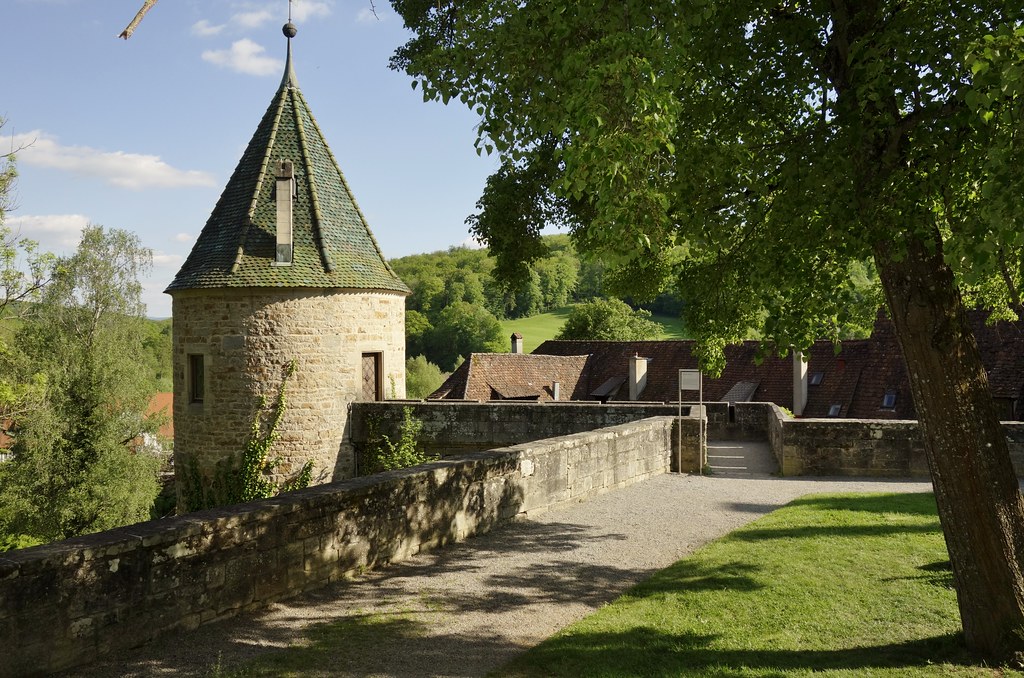 Germany, Kloster Bebenhausen, Wehrturm im Vorgarten  (in explore),  76991/13205