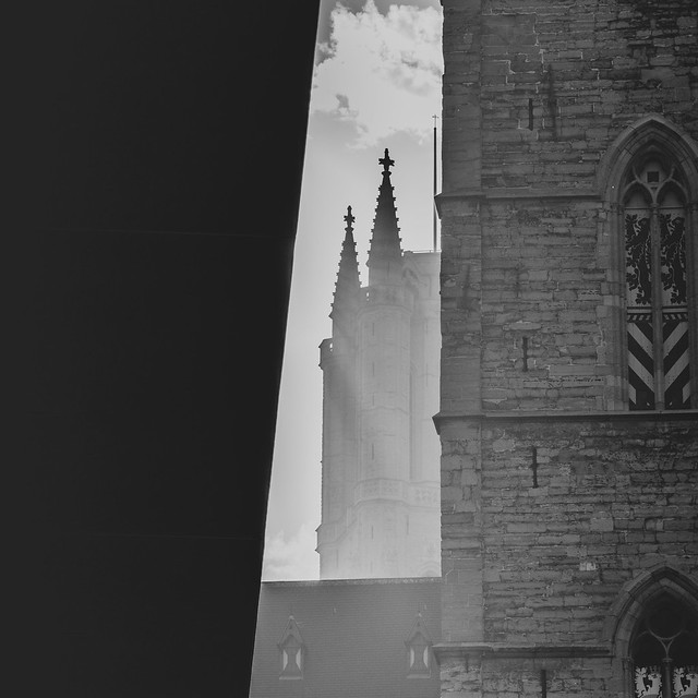 Ghent city views 2020 - blackandwhite towers #blackandwhitephotography #gent #visitgent #instagent #ghent #stadgent #iggent #visitflanders #9000 #gand #photofest_ghent #negenduust #gante #gand #gentstagram #cityofghent #ghentcity #photography #travelphoto