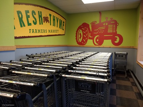 freshthyme grocery store retail shopping cart trolley versacart entry rochester mn minnesota city