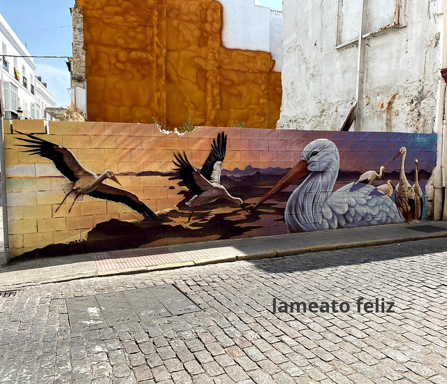 Mural o  grafiti . El Puerto. (Cádiz)