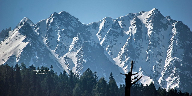 Ice Capped Mountain Range~Kashmir