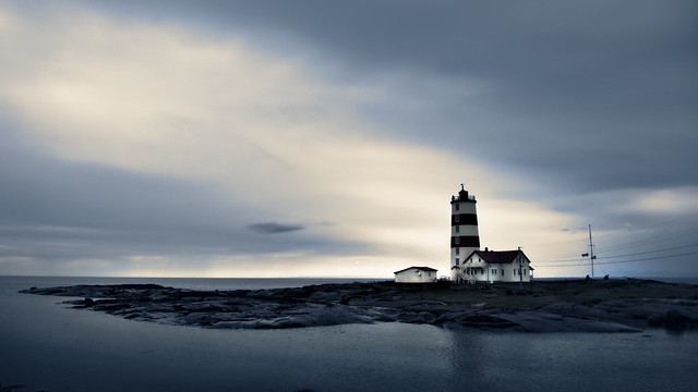 A storm is coming — lighthouse