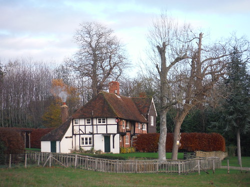 House in Godinton Park SWC Walk 152 - Pluckley to Ashford (Greensand Way Stage 10)