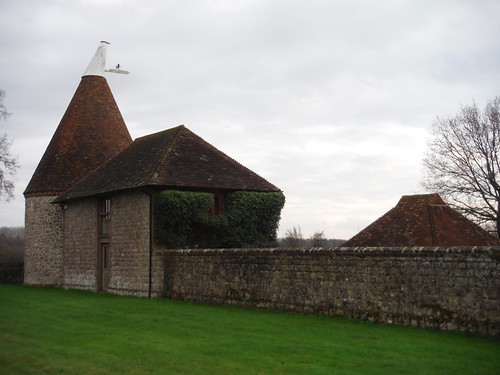 Converted Oast House in Little Chart Forstal SWC Walk 152 - Pluckley to Ashford (Greensand Way Stage 10)