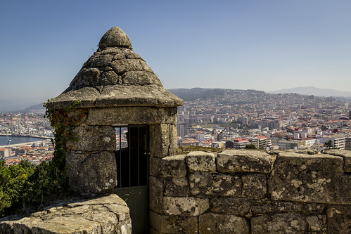 spain españa europe europa marc marcial bernabeu bernabéu galicia galiza pontevedra vigo castle castillo view vista wall muralla castro