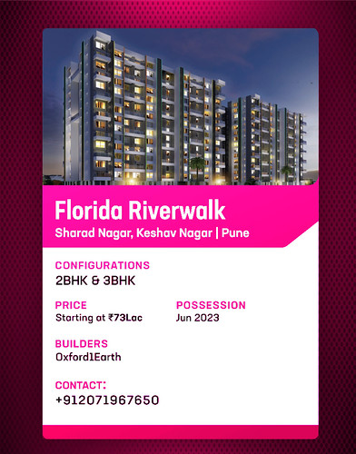 Florida Riverwalk - 2&3 BHK Homes in Pune | Dwello | by krishna.43.yadav