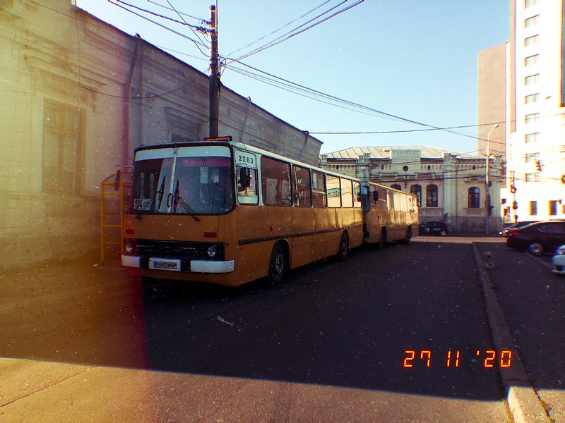 Autobuze Ikarus 260.02 #2283 &amp; #2120 în linia 104 ale TCE Ploie&#537;ti