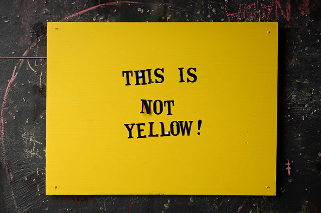 This is Not Yellow