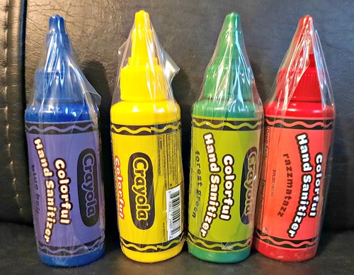 Crayola Tinted Hand Sanitizers @schoolmaskpack @MySillyLittleGang