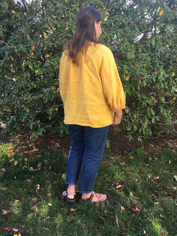 My Roscoe Blouse in some sweet, sweet linen