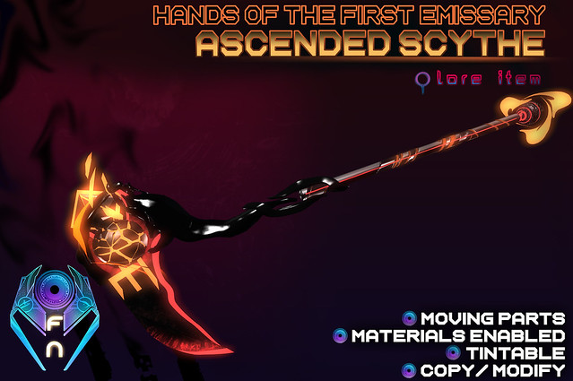 Hands of the First Emissary Ascended Scythe