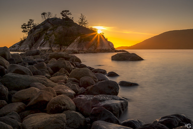 Golden Hour at Whytecliff Park
