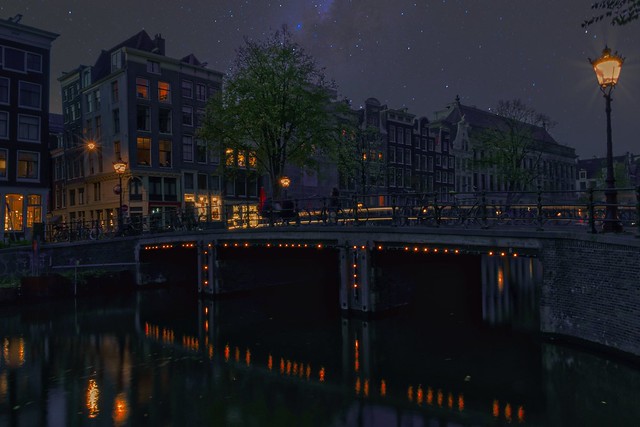 Starry starry night at Amsterdam
