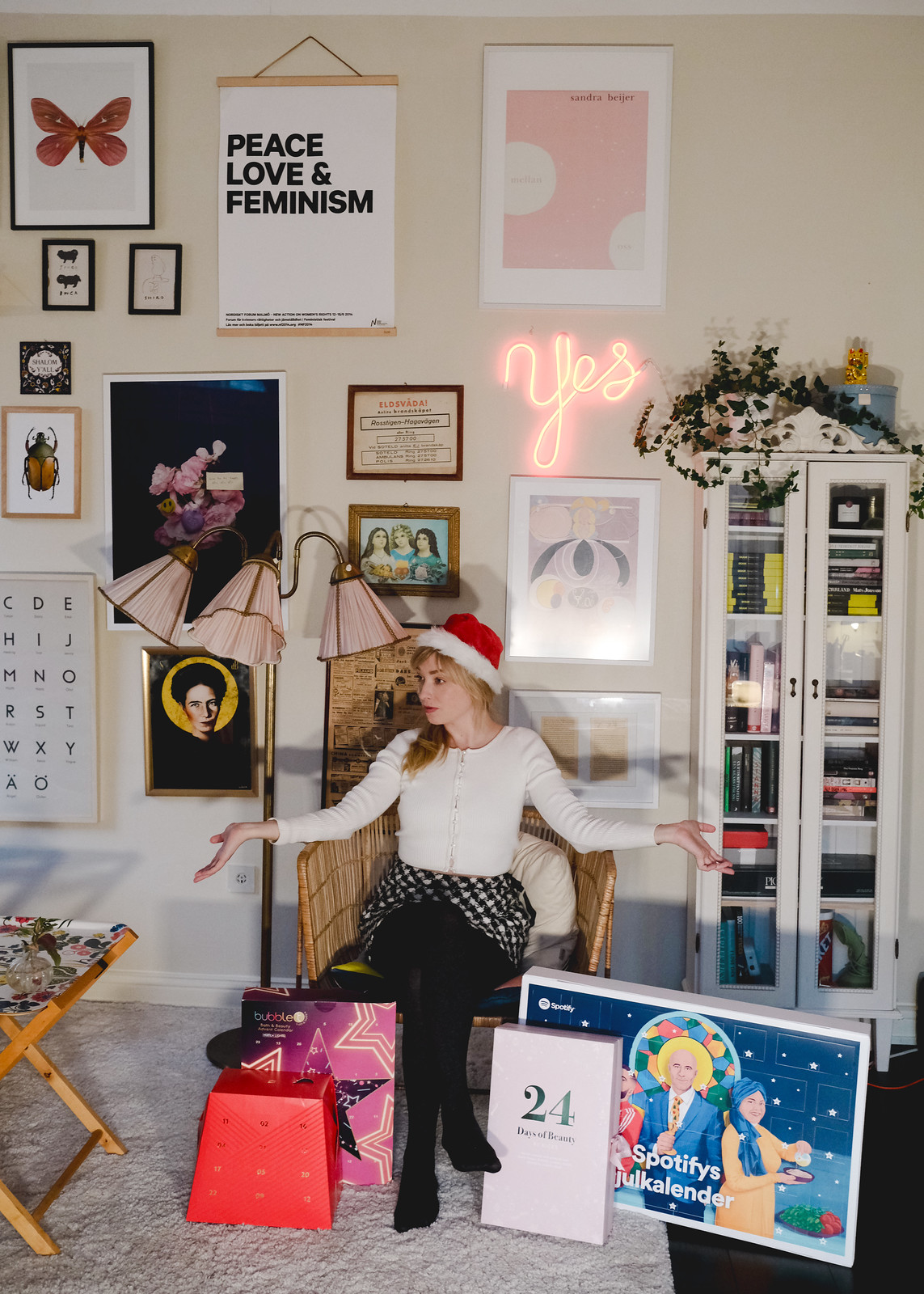 jag öppnar lucka 24 i alla julkalendrar. | Sandra Beijer