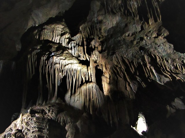 The longest underground boat ride in the world open for tourists in the Caves of Remouchamps