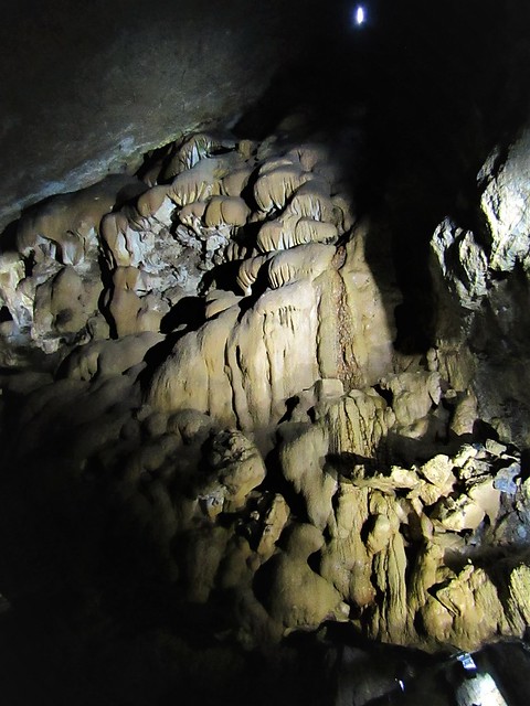 The longest underground boat ride in the world open for tourists in the Caves of Remouchamps