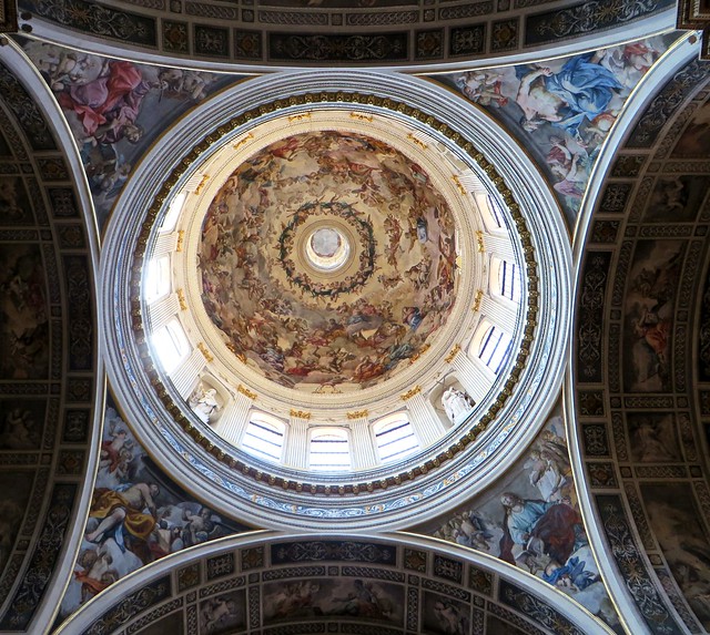 Coupole de Filippo Juvarra, basilique Saint André, Mantoue, province de Mantoue, Lombardie, Italie.