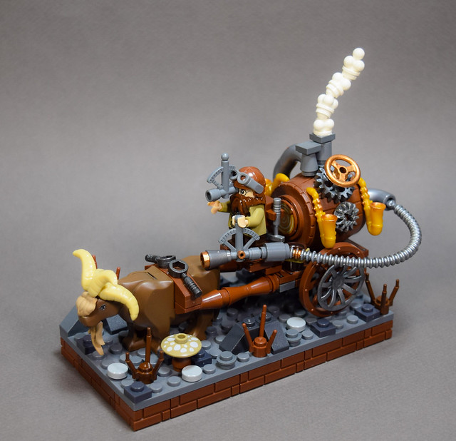 Dwarf Faction War Machine: Steam Wagon