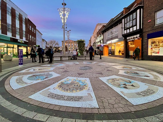 The High Street in Andover, Hampshire