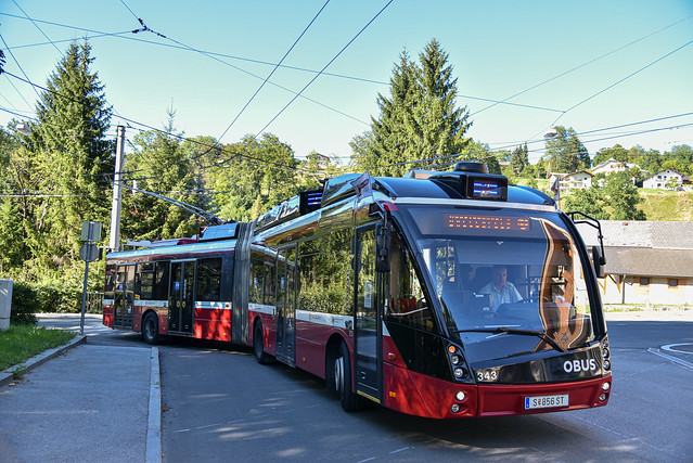 Solaris Trollino 18 MetroStyle - Obus Salzburg AG - 343 (S 856 ST)