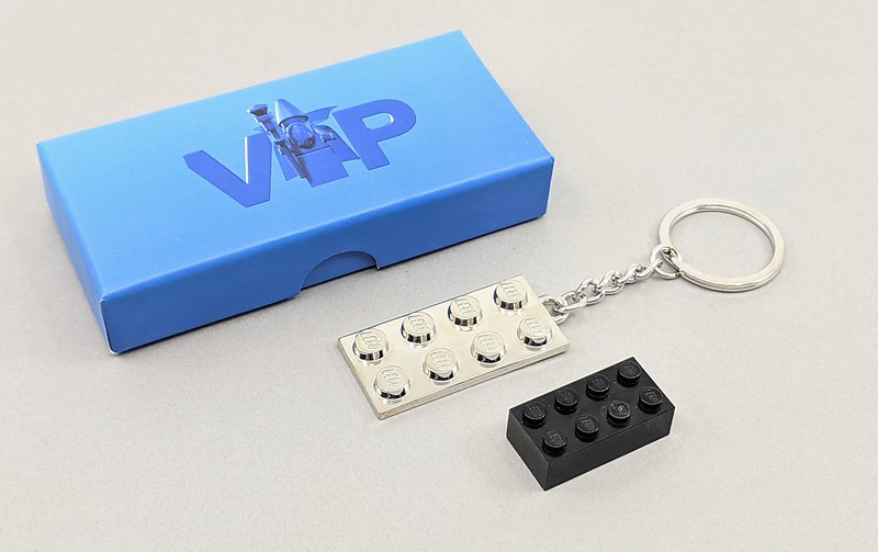 LEGO VIP Metal Keychain