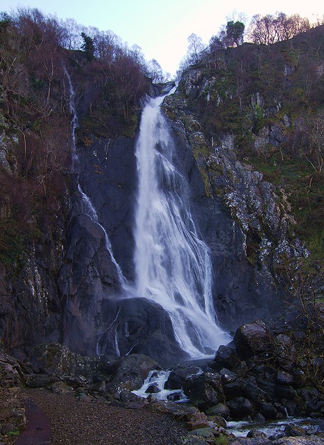 Aber Falls near Abergwyngregyn, Gwynedd, North Wales - 5.12.2020
