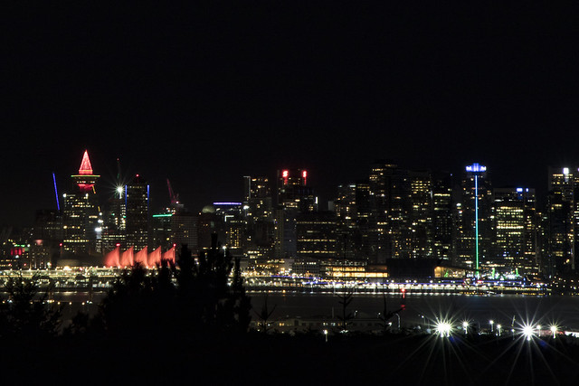 Midnight View of Vancouver