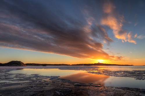 känsö brännö göteborg gothenburg sverige sweden winter ice water sunset reflection clouds sea ocean frozen canoneos7d sigma1020mmf456exdchsm
