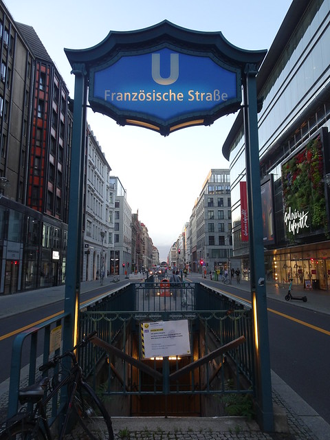 U-Bahnhof Französische Straße - 21.08.2020